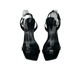 ASOS DESIGN black strappy heeled sandals size 8